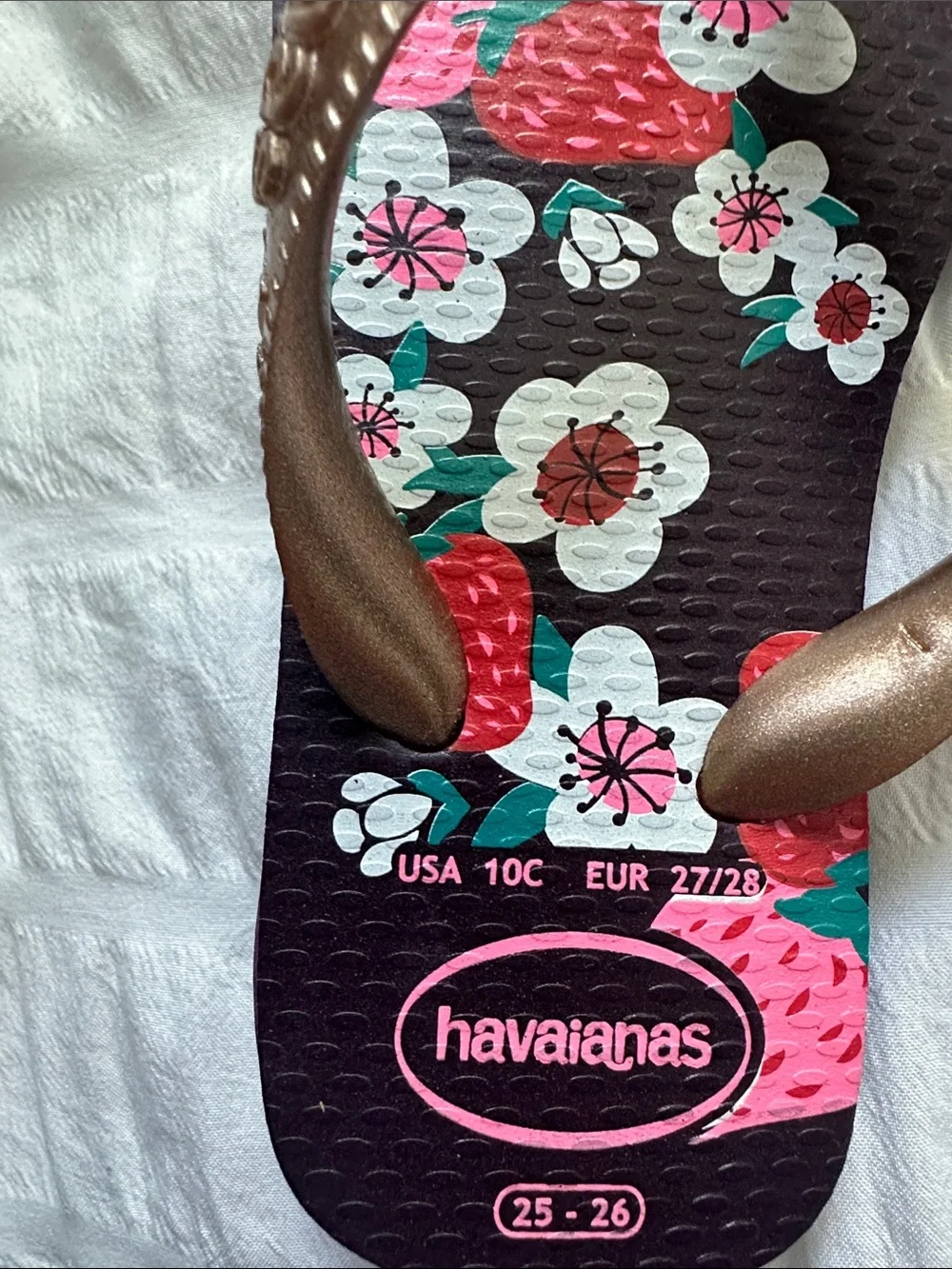 Havianas Little girls flip Flops